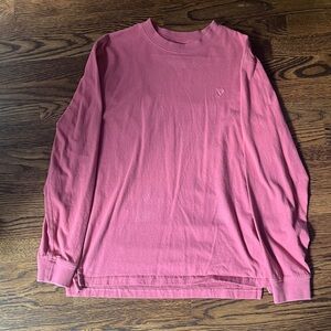 Women's Pink Long Sleeve Shirt